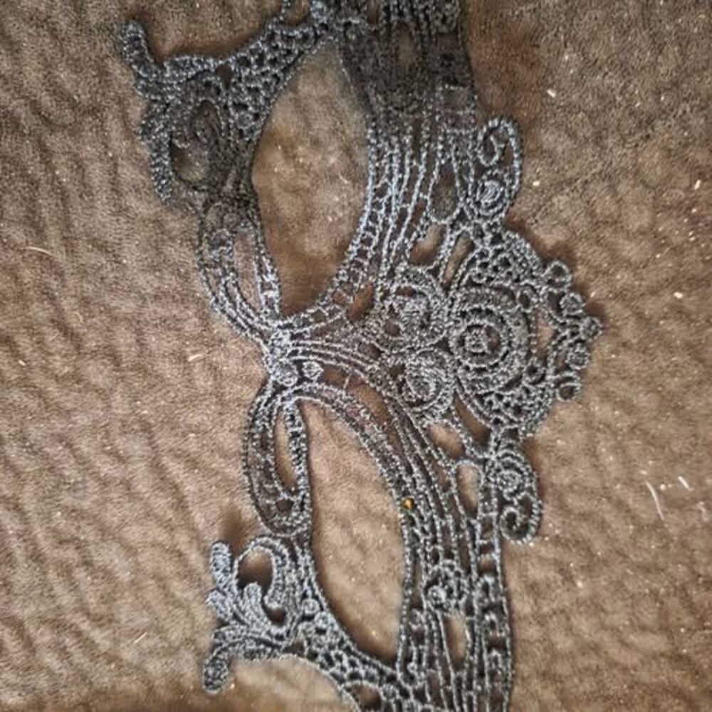 Black lace mask new